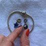 Pandora silver bracelet and 2 charms Image 3