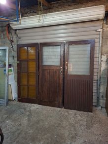 Hardwood exterior doors