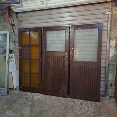 Hardwood exterior doors