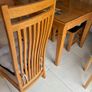 Solid Oak Kitchen Table & Chairs Image 2