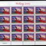 2003 Ireland Christmas 48c (ex Booklet) 48c, 50c & 57c Commemorative Stamps Sheets Plate 1A1A1A1A1A Set Mint Never Hinged (MNH) Image 4