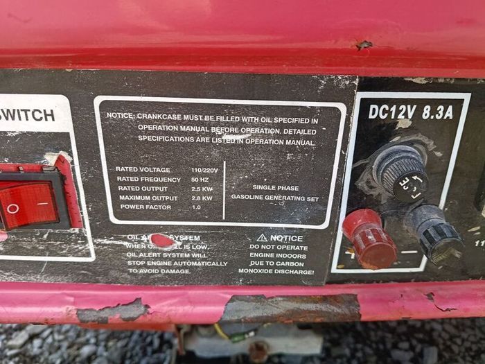 2.5kw  Petrol Generator