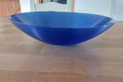 Vintage Blue glass bowl