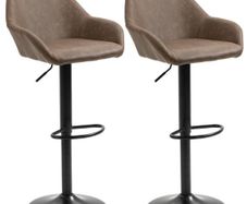 Adjustable Bar Stools Set of 2