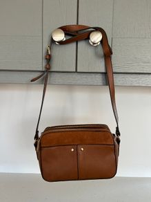 Suedette Crossbody Bag