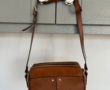 Suedette Crossbody Bag