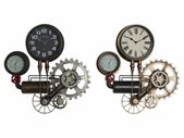 Vintage Wall Clock Set of 2