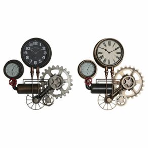 Vintage Wall Clock Set of 2
