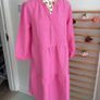 dress Bnwt Cecil linen mix dress 3/4 sleeves tiered knee length small 10/12 Image 3