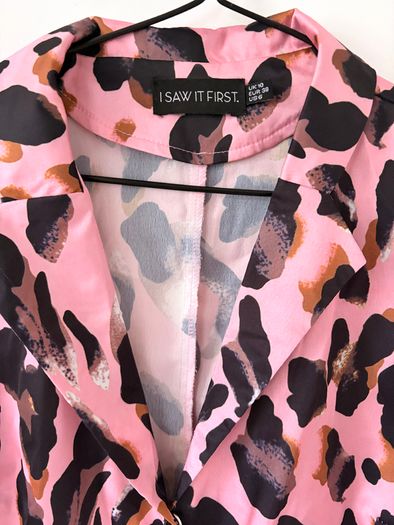 I Saw It First Pink Leopard Print Shirt 10