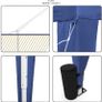 3m x 3m Pop Up Gazebo with Sides & 4 Weight Bags & Carry Bag Image 3