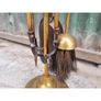 4 piece Brass Fireside Companion Set KAS537 Image 3