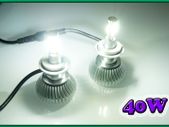 Led Headlight, Foglight Bulbs 40w 6000k Very Bright - H1, H4, H7, H8, H11, 9005, 9006