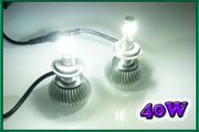 Led Headlight, Foglight Bulbs 40w 6000k Very Bright - H1, H4, H7, H8, H11, 9005, 9006
