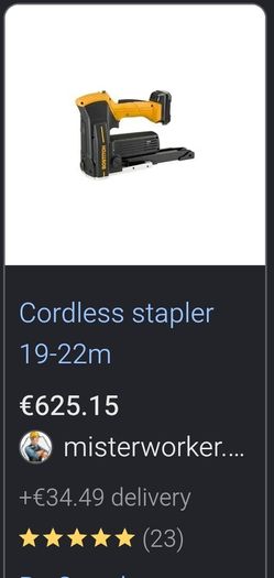 Bostitch cordless stapler