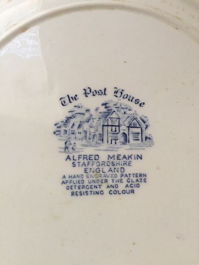 Alfred Meakin The Post House Plate
