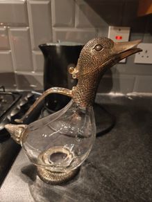Newbridge silverware Duck decanter