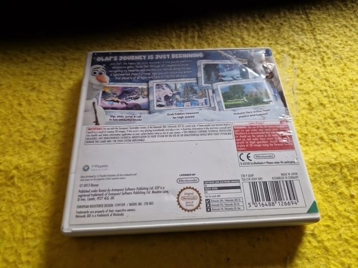 Disney Frozen Olaf s Quest Nintendo 3ds games Original