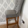 Four Grey Fabric Counter Bar Stool - Clara Image 2