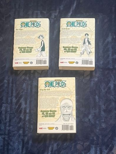 One piece 1-69 3 in 1 editions