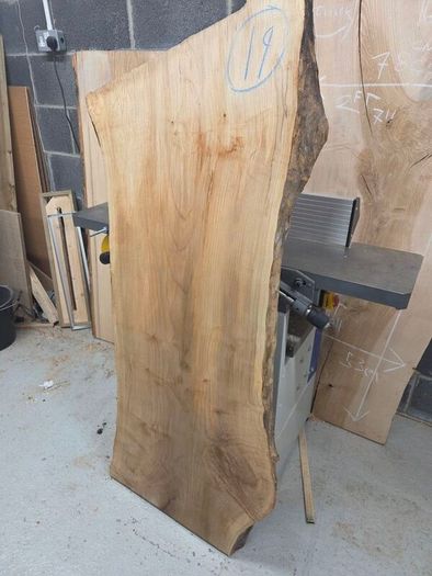 Live Edge Sycamore slab - Kiln Dried