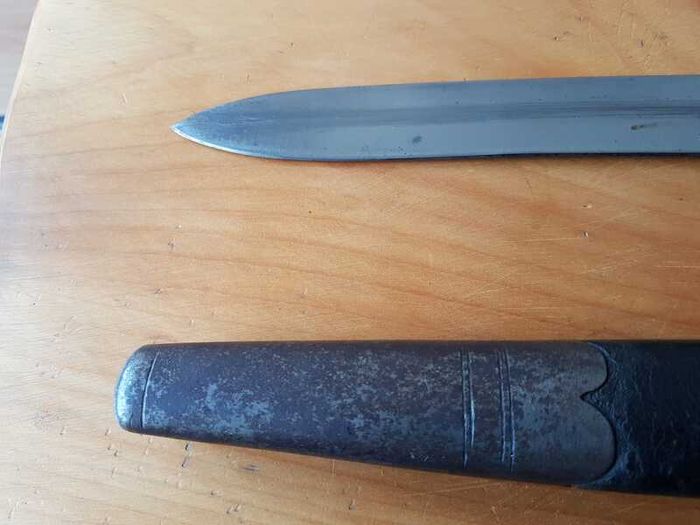 Martini Henry bayonet and scabbard