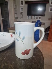 salad bowl and pitcher