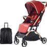 White Frame Lightweight Stroller,Compact Travel Buggy,Stylish Pushchair,One Hand Foldable,Five-Point Harness,Great for Airplane, Upgraded Wheels,with Accessories MULTIPLE COLOURS AVAILABLE (FREE POSTAGE) Image 8