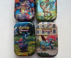 Pokemon Cards, Mystery Tin. 1x IR & 60/70 Cards