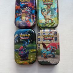 Pokemon Cards, Mystery Tin. 1x IR & 60/70 Cards