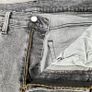 Levi's 512 Tapered Jeans Slim Fit - Premium Big E W34 L24 Washed Black/Grey Image 5