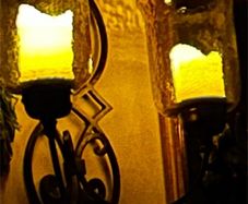 double wall sconce