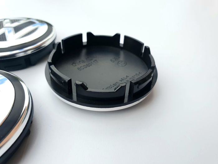 Set/4 x NEW STYLE 56mm VW wheel caps Volkswagen cap hub  6CD601171