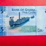 Ghana 5 Cedis  2017 Pick 43  Commemorative Issue  ( Uncirculated ) Image 2