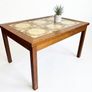 Vintage Retro Mid Century Danish Teak and Tile Coffee Table Image 3