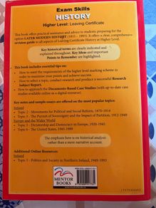 Exam skills history LC higher level