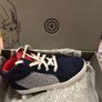 Clarks Hi Top Captain Marvel Blue Suede 13.5G/32.5 Image 2