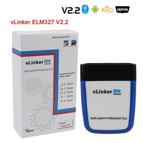 vLinker BM ELM327 V2.2 Car OBD2 Scanner Diagnostic Tools Bluetooth Code Reader Accessories For BMW F30 F10 F20 F11 X5 Serie 1 3