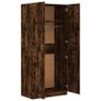 Wardrobe Smoked Oak 90x50x200 cm Image 5