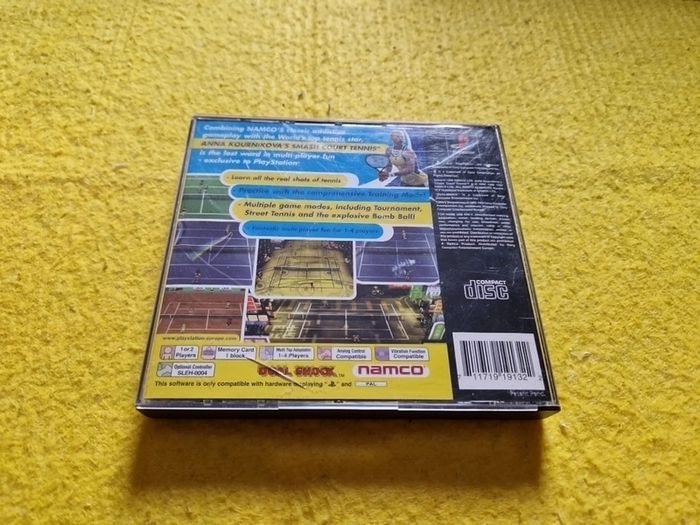 Anna Kournikovas Smash court tennis PlayStation1 ps1 PlayStation2 ps2 games Original