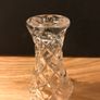 Small Crystal Hand Cut Glass Vase Image 3