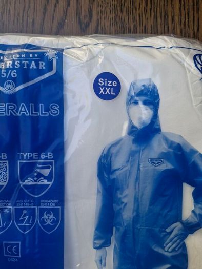15 Packs of Coveralls XXL