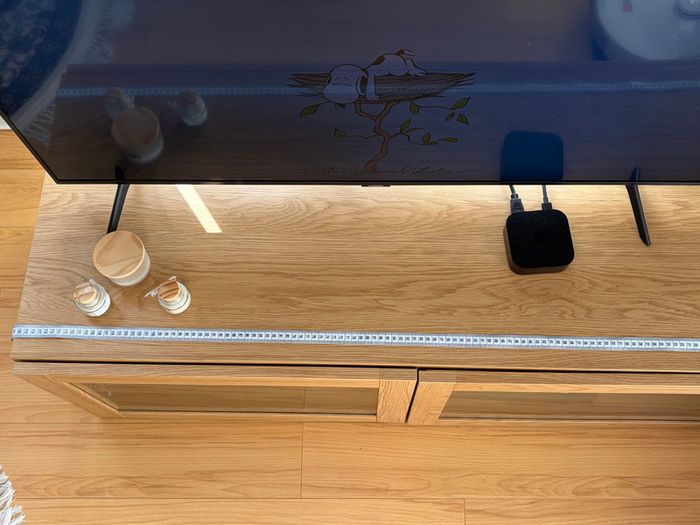 BESTA IKEA TV cabinet with SINDVIK glass doors