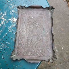 arts and crafts copper tray