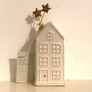 Cream & Gold House Ornament Image 2