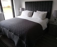 Super King size headboard and divan base