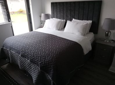 Super King size headboard and divan base