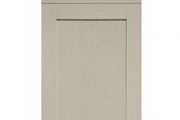 Narrow rail taupe kitchen doors