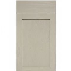 Narrow rail taupe kitchen doors