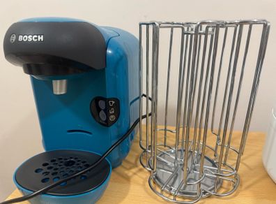 coffee machine+pod holder